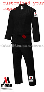 OEM ligero preencogido 100% algodón brasileño Jiu Jitsu Gi Kimono perla tejido blanco cinturón para MMA boxeo gimnasio artes marciales desgaste - Product Image 5