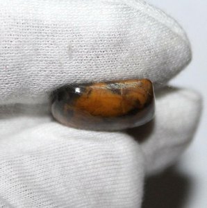 Cabochon en jaspe naturel en forme fantaisie 17x18mm pierre précieuse en vrac 17 carats pour la fabrication de bijoux - Product Image 2