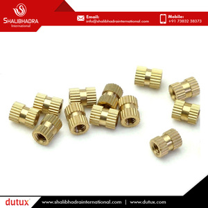Inserto moleteado recto de latón M8 de alta calidad Excelente para sujetadores ampliamente demandados y fácilmente disponibles - Product Image 6