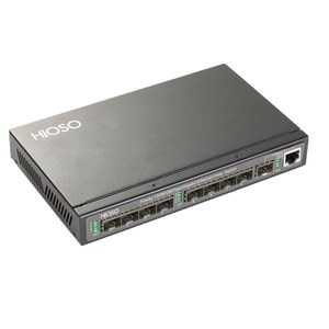 8 100m SFP sợi cổng + 1 Gigabit Combo uplink cổng quản lý sợi chuyển đổi - Product Image 2