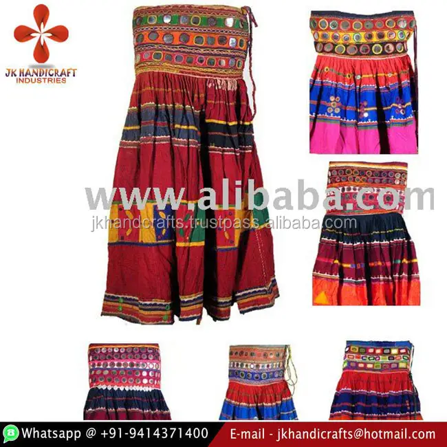 Wholesale Indian Cotton Authentic Banjara Belly Dance Skirt