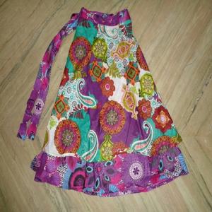 สองด้านออกแบบใหม่หลายพิมพ์กระโปรงยาวโบฮีเมียนพิมพ์กระโปรงยาว - Product Image 4