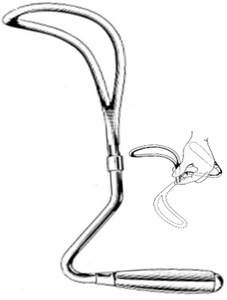 Extracteur de tête manuel sans mur Pince obstétrique en acier inoxydable de haute qualité 25.5 cm Instruments chirurgicaux Mahersi - Product Image 3