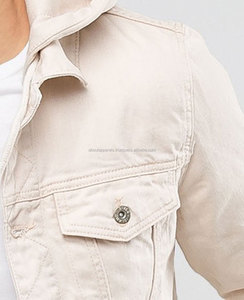 Veste en jean pour homme, nouvelle conception, fermeture à boutons, vente en gros, mode masculine, jean personnalisé pour homme - Product Image 3