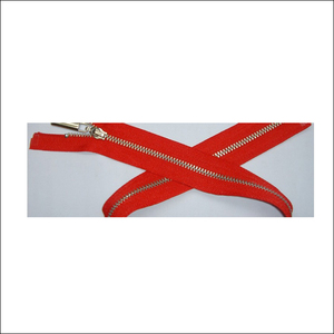 Zipper Manufacturers High Quality Two-Way Open-End Gold Metal Zipper Rolls Premium Product in Zippers Category - Product Image 4