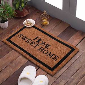 เสื่อประตูห้องน้ำ IR ตกแต่งด้วยมือ,ปูพื้นสีเบจกันลื่นสำหรับสวนหลังบ้านของตกแต่งภายในบ้านตกแต่งบ้าน SWPF0011 - Product Image 2