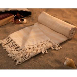 Fournisseurs indiens Serviette de plage turque Serviette de fouta 100% coton Serviette de hammam traditionnelle élégante pour la plage. - Product Image 5