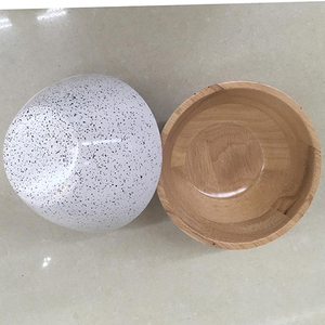 Tazones de ensalada y cereales hechos a mano con certificado CE de estilo europeo ecológico de madera Natural de alta calidad (tamaño personalizable) - Product Image 1