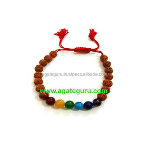 Vente en gros Sept Chakra Shambhala Bracelet perlé Usui Reiki Symboles Cristal Guérison Gemme Perle Énergie Positive Encourageant - Product Image 1