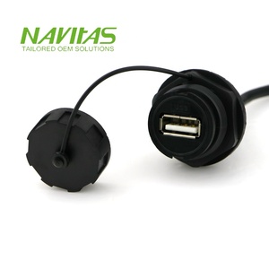 Conjunto de conector USB 2,0 impermeable IP67 personalizado para una transferencia de datos segura - Product Image 4