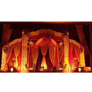 Indian <b>Wedding</b> Wooden Carved Peacock Mandap <b>Wedding</b> Wooden Carved Peacock Mandap Marriage Wooden Carved Mandap USA Event Decor - Product Image 1