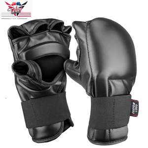 ถุงมือต่อยมวย Pu แบบมีโลโก้ตามสั่งถุงมือต่อยมวยมวยไทยนวมต่อย MMA การฝึกฝนเทควันโดถุงมือ MMA ขายส่ง - Product Image 6