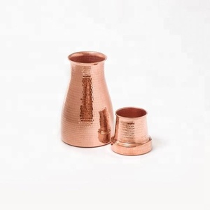 Recipiente de Almacenamiento de Agua Ecológico de Metal de Cobre con Tapa para Accesorios de Bar Certificados - Product Image 5