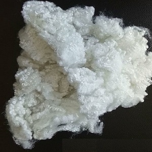 Fibre de polyester recyclée à 100 % de qualité supérieure, de couleur blanche, creuse et conjuguée, siliconée HCS, pour matériau de rembourrage - Product Image 4