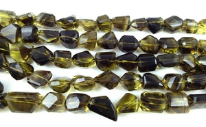 Perles de pépites à facettes en Quartz Bio citron pour collier, Bracelet, boucle d'oreille, fabrication de bijoux DIY, vente en gros - Product Image 5