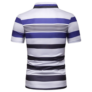 เสื้อยืดกอล์ฟของผู้ชาย,เสื้อโปโลระบายอากาศได้ดีผ้าคอตตอนเล่นกอล์ฟสไตล์ใหม่ - Product Image 3