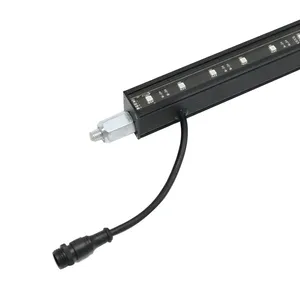 Artnet DMX 512 控制 12 w led 数字酒吧 led 直线条形灯用于轮廓建筑装饰