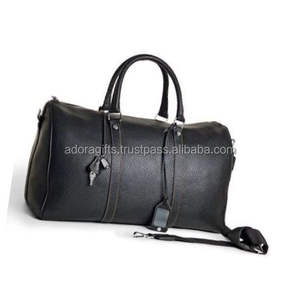 กระเป๋าเดินทางหนังของผู้ชายมาใหม่กระเป๋าดัฟเฟิลธุรกิจหนัง - Product Image 1