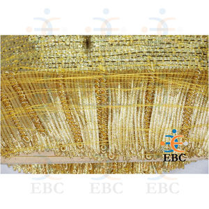 OEM Caterpillar Gold Bullion Wire Fringe Thick and Thin Spirals Wholesale French Bullion Metal Wire Fringes Trimmings - Product Image 6