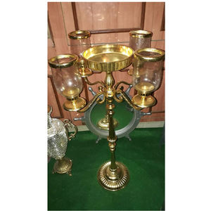 <b>Gold</b> Five Arms <b>Candelabra</b> - Product Image 1