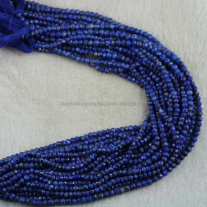 Stones <b>Beads</b> Blue Loose Crystals Healing Gemstones Natural Lapis Lazuli Top Grade Loose Round Stone <b>Beads</b> - Product Image 3