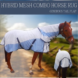 Couverture hybride pour cheval avec capuche, respirante, imperméable, pour l'extérieur et l'écurie, protection toutes saisons - Product Image 4