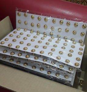 Botones de Latón con Espiga para Uniformes de Oficiales, Botones Personalizados al por Mayor para Abrigos y Chaquetas - Product Image 4