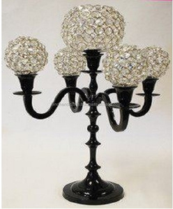 Crystal Candelabra Handmade Brass Finish Adjustable Size 30-150cm for Home Decoration Christmas & Wedding <b>Candle</b> <b>Sticks</b> - Product Image 6