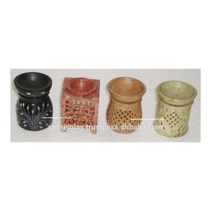 Handmade Soapstone Aroma Oil Lamp - Product Image 1