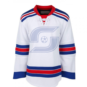 Personnalisable de haute qualité à manches longues Maillot de hockey sur glace avec le nom de l'équipe Dernière conception - Product Image 4