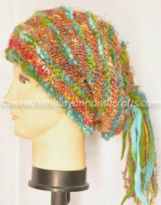 HHWTH — bonnet en laine tricoté à la main, chandail slouché, 0017 -c - Product Image 2