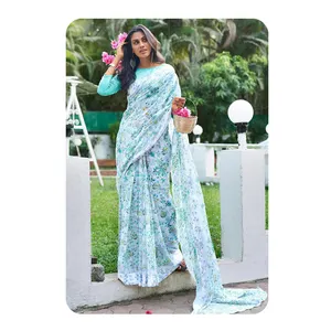 Kemasan Karton Saree Sutra Linen