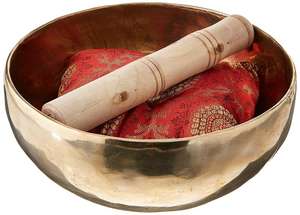 Bol sonore de Yoga bouddha fait à la main du népal bol de chant Xizang bol de chant bouddha en cuivre pur - Product Image 2