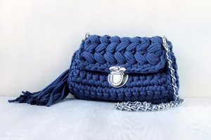 Bleu marine sac de fil - Product Image 5