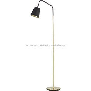 Lampe sur pied en or noir - Product Image 3