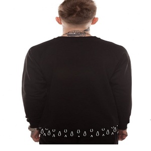 Sudadera de invierno de diseño personalizado con patrón de dibujos animados impermeable de punto RIB Botones Forro Característica - Product Image 1