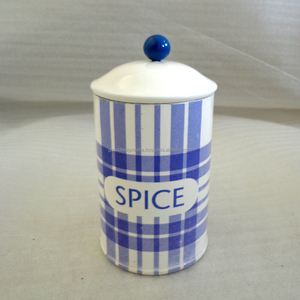 Caja de almacenamiento de especias, bote de cocina pequeño, tarro de cocina, cajas de almacenamiento de cocina y contenedores caja de almacenamiento de metal, caja de metal caja impresa - Product Image 1