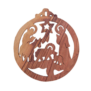 ต้นคริสต์มาสทำด้วยมือไม้มะกอกสำหรับตกแต่งบ้าน - Product Image 1