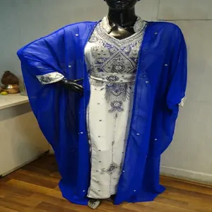 Robe élégante ornée de perles, Kaftan pour femme, tenue musulmane, nouveauté - Product Image 1