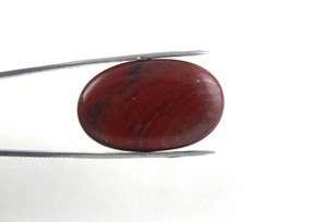 Piedras preciosas sueltas de jaspe rojo Natural de alta calidad, 3 piezas, cabujones lisos, forma ovalada y de pera, venta al por mayor - Product Image 3