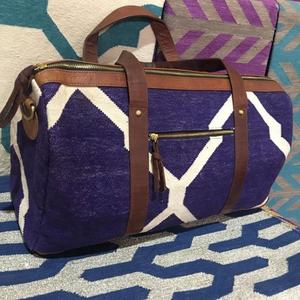 Bolso de viaje de cuero indio, hecho a mano - Product Image 2