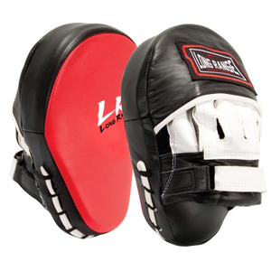 Kit de mitaines d'entraînement de karaté en cuir PU noir Focus Punch Pads et Thai Kick Pad pour MMA et boxe Gants de combat à la main - Product Image 2