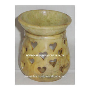 Decorative Soapstone Aroma Oil Handmade Lamp - Product Image 1