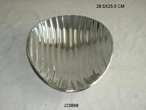 ชามอลูมิเนียมหล่อทำจากโลหะเนื้อแข็งทรงรีพร้อมกระจกขัดเงาอุปกรณ์บนโต๊ะอาหารของตกแต่งบ้านเทศกาลเสิร์ฟแขก - Product Image 2