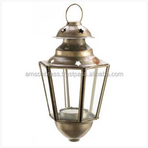 Lanterne à bougie décorative moderne en métal Lanterne décorative de haute qualité Lanterne à bougie décorative de Noël pour la maison - Product Image 5
