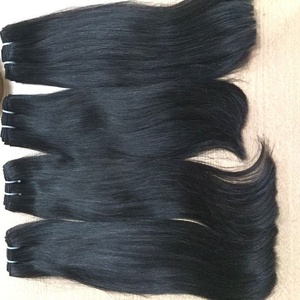 Moon 9A Grado Brasileño Mink Raw Virgin Cutícula Alineada 10A Máquina Doble Muestra Gratis Envío DHL Virgin Human Bundles Closure - Product Image 6