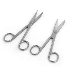 廉价质量一次性使用手术剪手术剪刀弯曲手术器械德国不锈钢巴基斯坦供应商