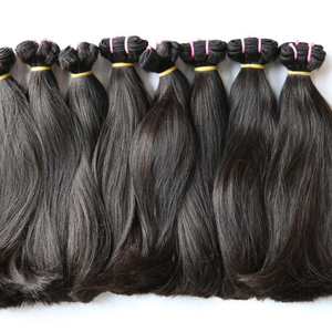Paquets de tissage de cheveux humains double tirage vietnamiens naturels soyeux et droits avec emballage de qualité supérieure - Product Image 3