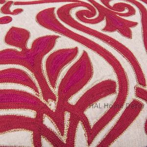 Último diseño decoración de Navidad funda de almohada al por mayor cojín decorativo Suzani bordado funda de almohada de algodón - Product Image 3