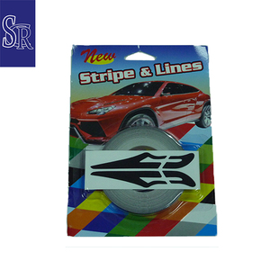 Taiwán raya líneas coche etiqueta engomada del cuerpo de pequeña de 1/2" - Product Image 1
